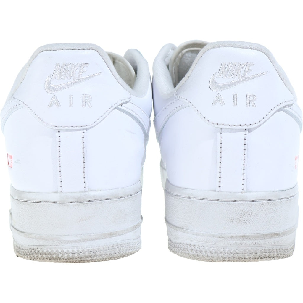 NIKE(ナイキ) ×SUPREME AIR FORCE LOW SP シュプリーム エアフォース 1 レザーローカットスニーカー ホワイト US9.5/27.5cm CU9225-100