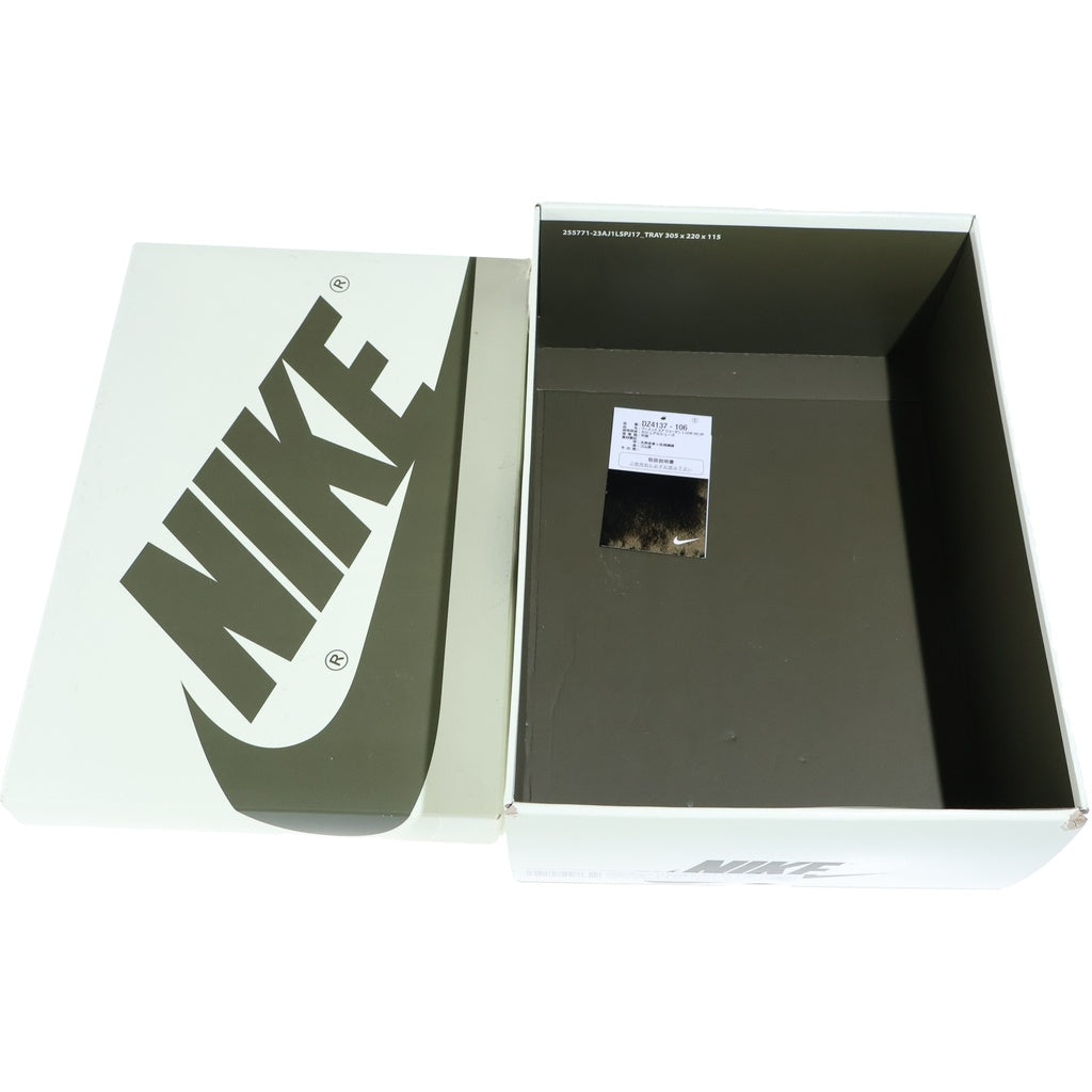NIKE(ナイキ) ×TRAVIS SCOTT WMNS AIR JORDAN 1 LOW OG Medium Olive トラヴィススコット エアジョーダン1 ローカットスニーカー オリーブ US10.5/28.5cm DZ4137-106