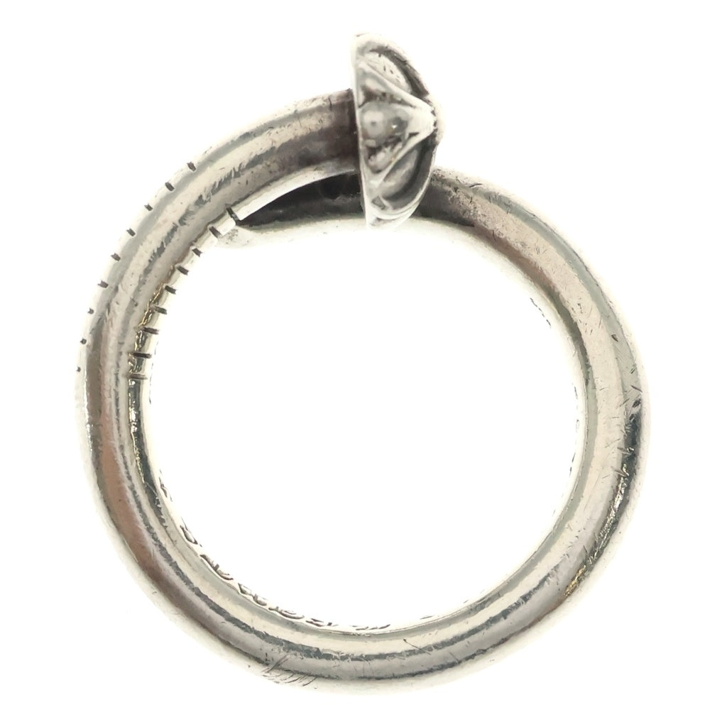CHROME HEARTS(クロムハーツ) NAIL CRSBALL ネイル クロスボール リング シルバー BCA349