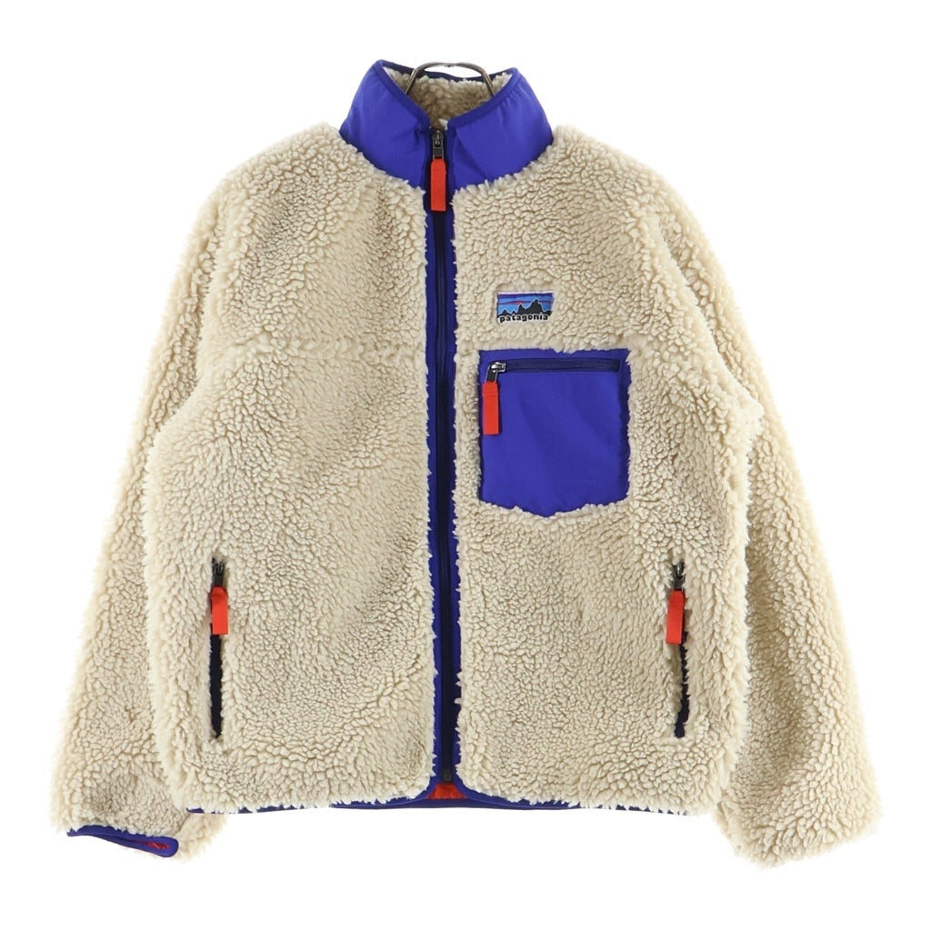 PATAGONIA(パタゴニア) 25AW Classic Retro-X クラシック レトロ X フリース ボアジャケット ジップアップブルゾン アイボリー 23075