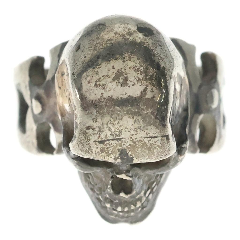 CRAZY PIG(クレイジーピッグ) EVIL SKULL RING イーヴル スカル ラージ シルバーリング シルバー