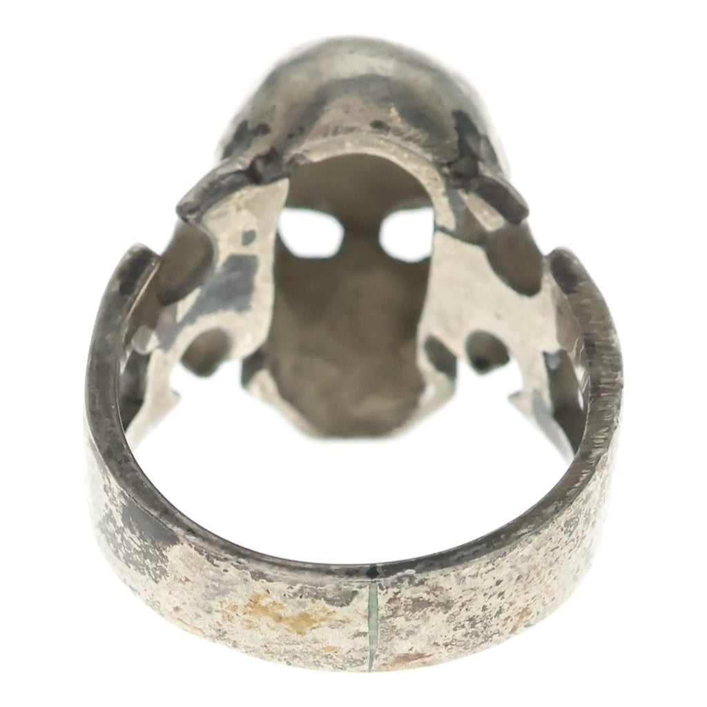 CRAZY PIG(クレイジーピッグ) EVIL SKULL RING イーヴル スカル ラージ シルバーリング シルバー