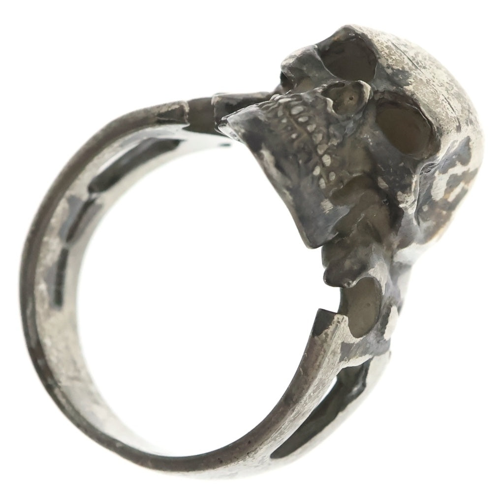 CRAZY PIG(クレイジーピッグ) EVIL SKULL RING イーヴル スカル ラージ シルバーリング シルバー