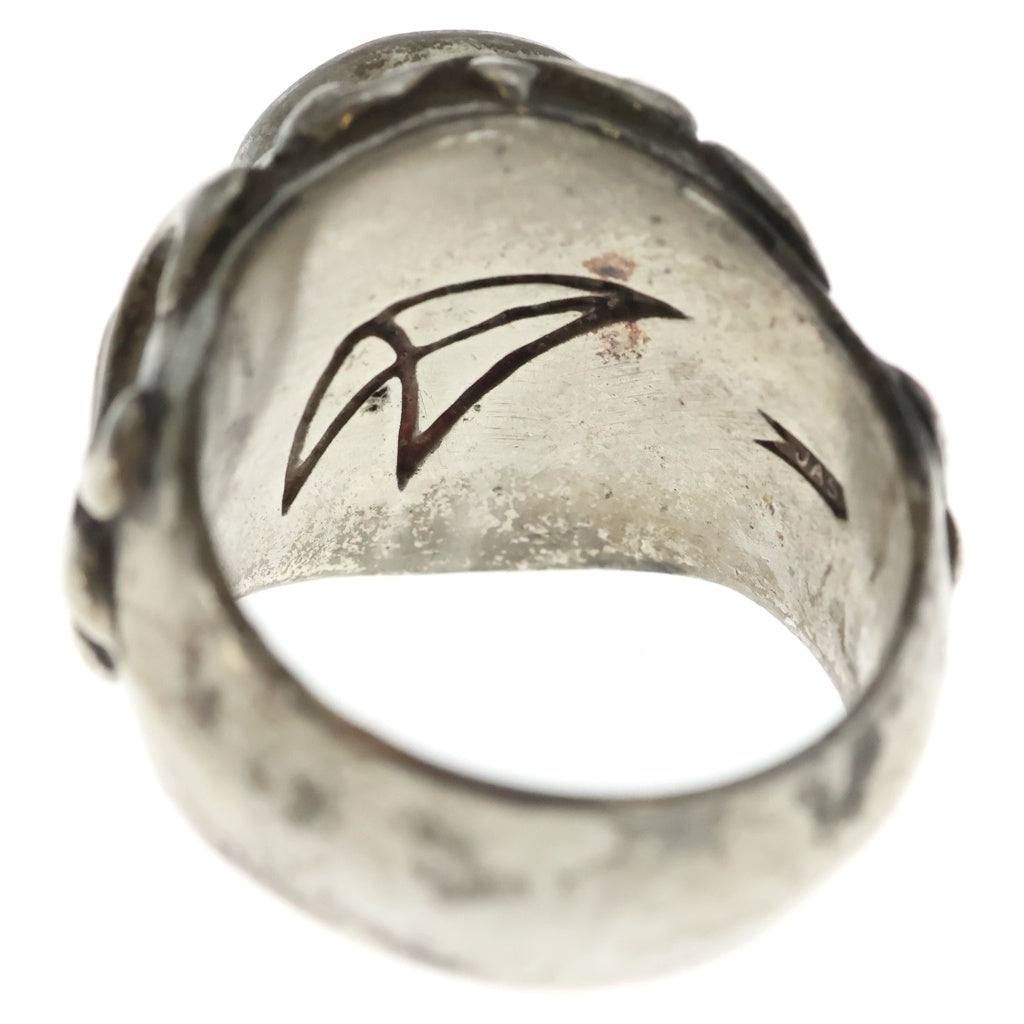 CRAZY PIG(クレイジーピッグ) CRYSTAL FLEUR DE LYS RING クリスタル フレア フルール ド リス リング シルバー