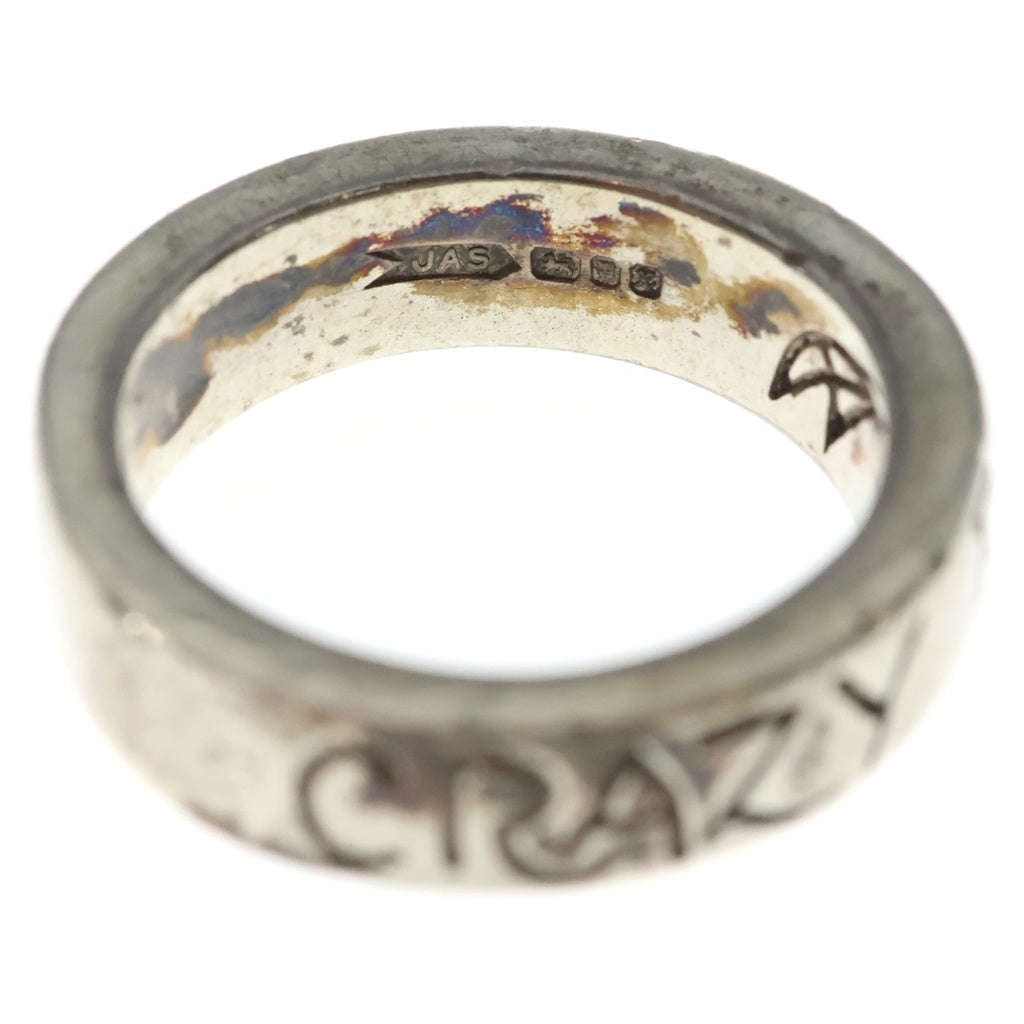 CRAZY PIG(クレイジーピッグ) CRAZY PIG LONDON ブランドネーム 刻印 シルバーバンドリング
