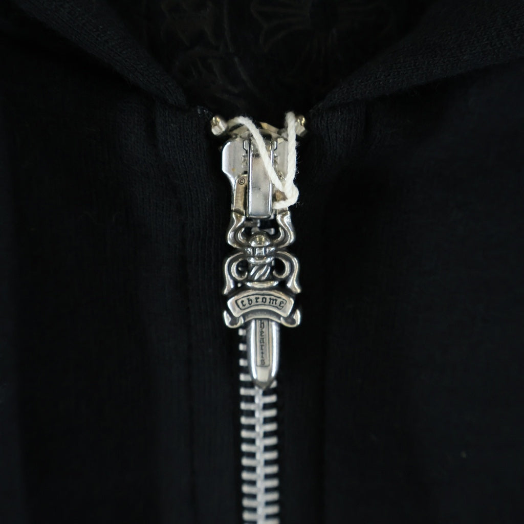 CHROME HEARTS(クロムハーツ) SWTSHRT HD ZIP ソウル限定バックホースシュープリントジップパーカー