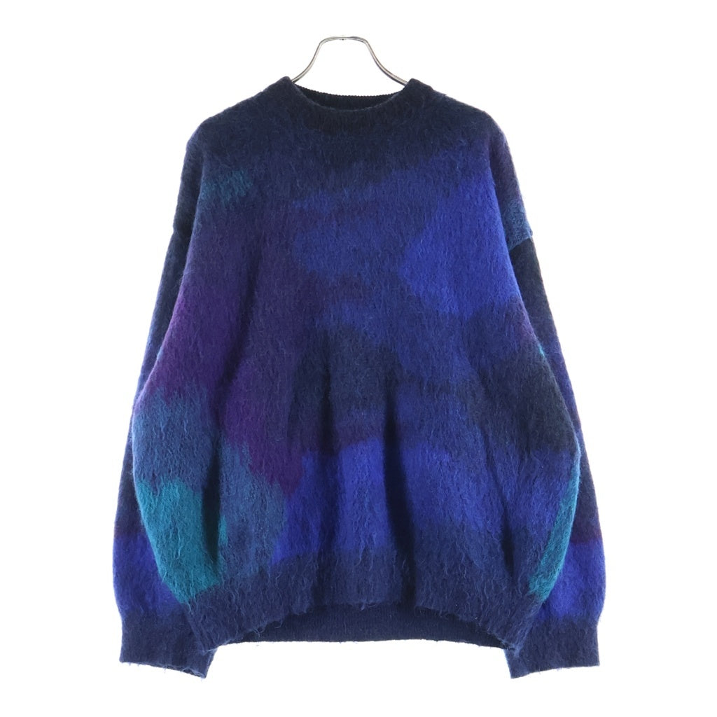 Stein(シュタイン) OVERSIZED GRADATION MOHAIR LS モヘア 長袖ニット セーター ブルー st.698