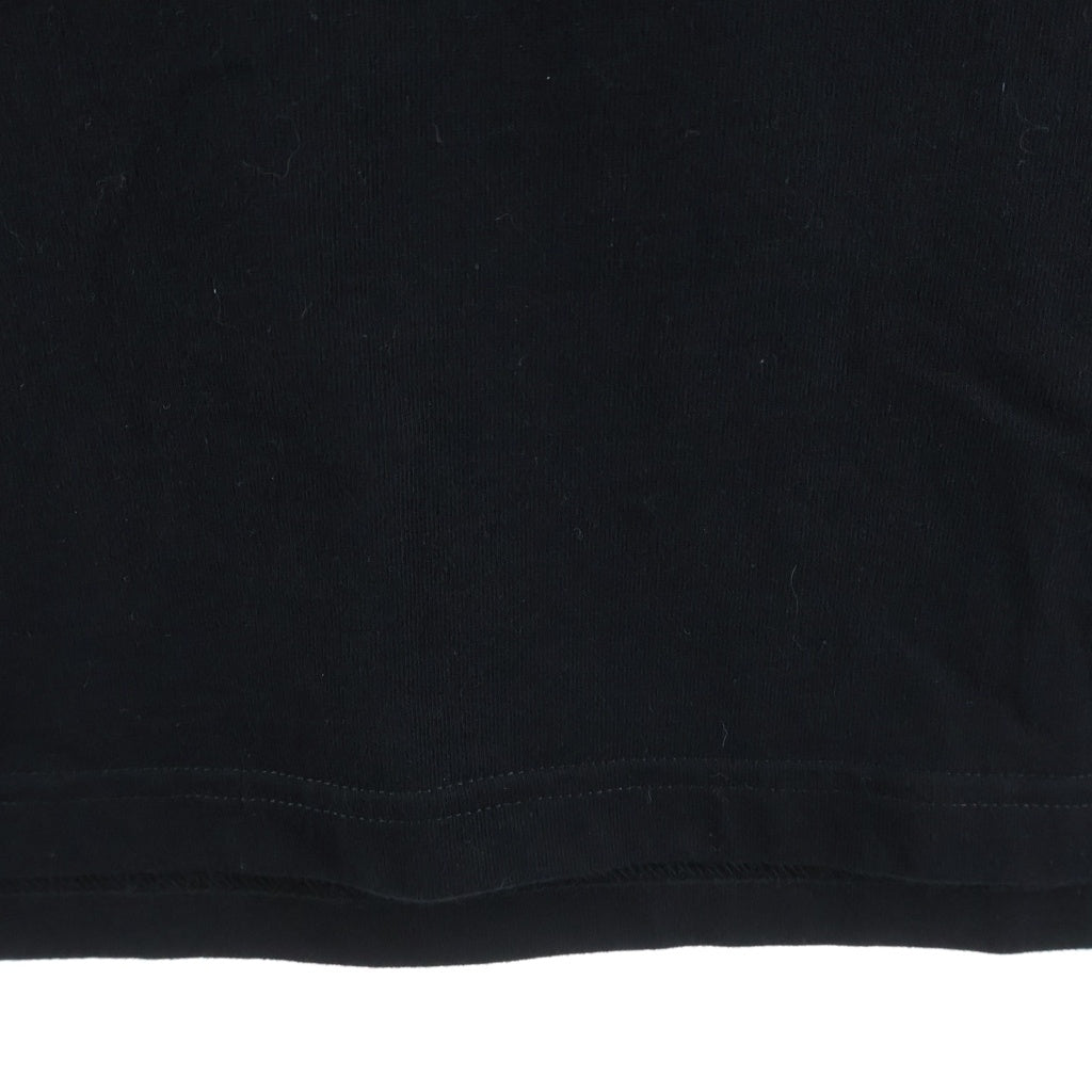 BALENCIAGA(バレンシアガ) 21SS POLITICAL CAMPAIGN OVERSIZED T-SHIRT キャンペーンロゴ 刺繍 クルーネック半袖Tシャツ ショートスリーブカットソー ブラック 641675 TKVJ1