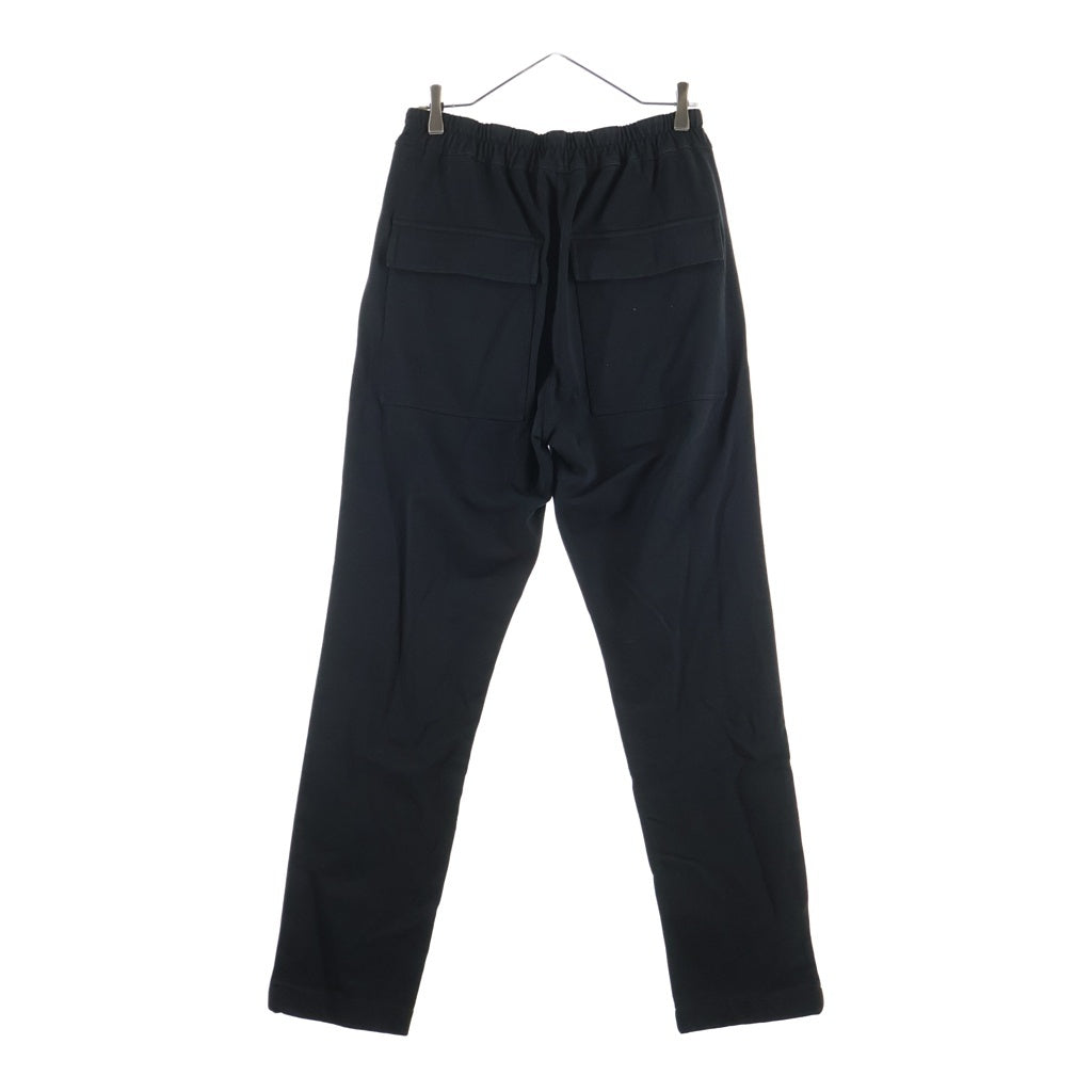 Rick Owens(リックオウエンス) ×MONCLER モンクレール JOGGER PANTS ロゴ刺繍 ジョガースウェットパンツ ブラック L109N8H00004
