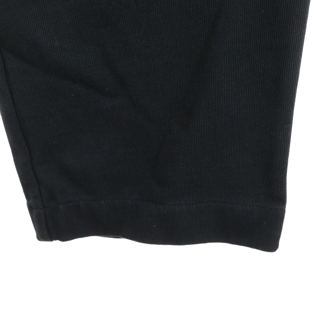 Rick Owens(リックオウエンス) ×MONCLER モンクレール JOGGER PANTS ロゴ刺繍 ジョガースウェットパンツ ブラック L109N8H00004