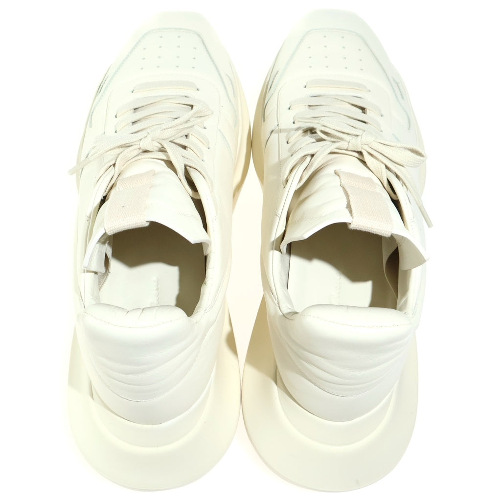 Rick Owens(リックオウエンス) GETH RUNNER ゲスランナー ローカットスニーカー アイボリー 01B1814