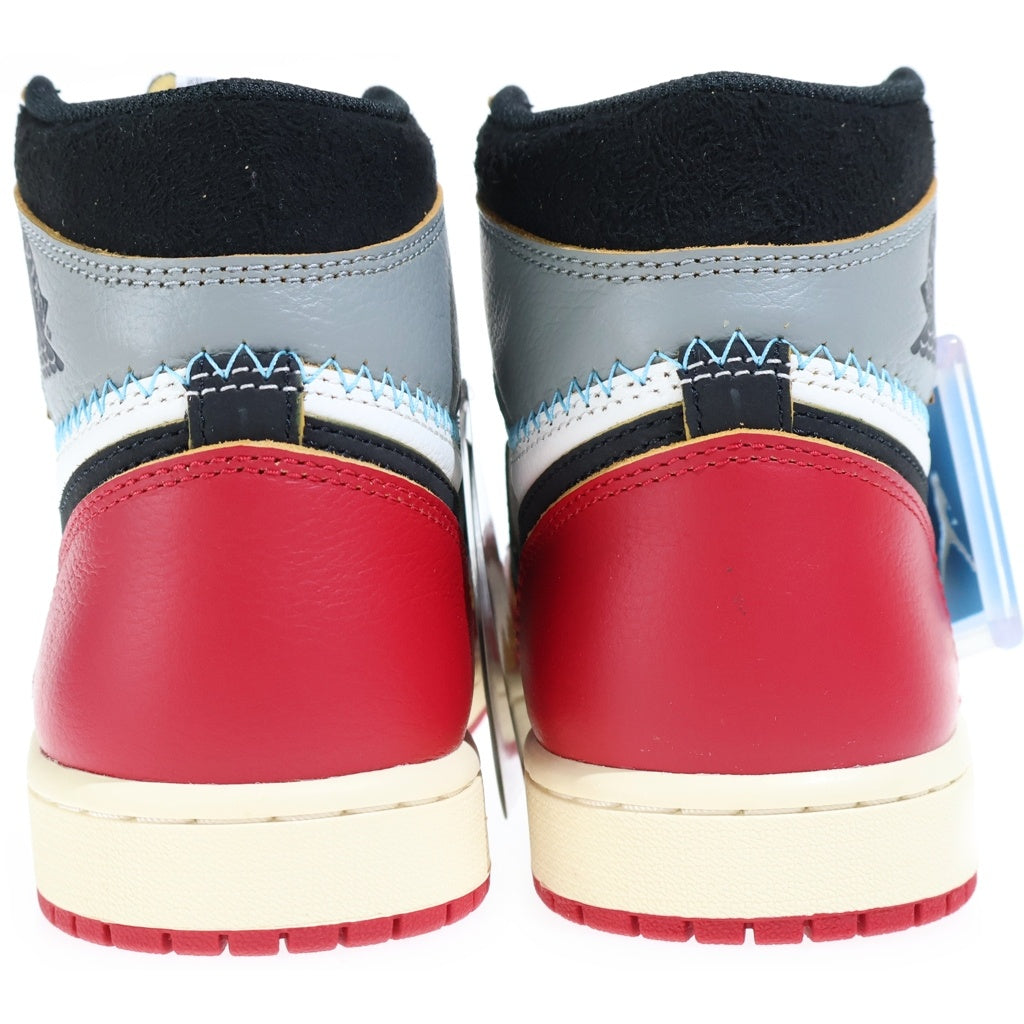 NIKE(ナイキ) ×UNION AIR JORDAN 1 RETRO HIGH OG CHICAGO SHADOW ユニオン エアジョーダン レトロ シカゴ シャドウ ハイカットスニーカー レッド/ホワイト US8/26cm HV8563-600