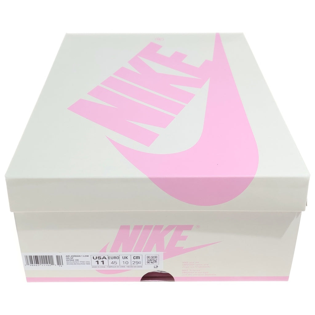 NIKE(ナイキ) ×TRAVIS SCOTT AIR JORDAN 1 LOW OG SP Muslin/Shy Pink エアジョーダン1 ローカットスニーカー US11/29cm IQ7604-100