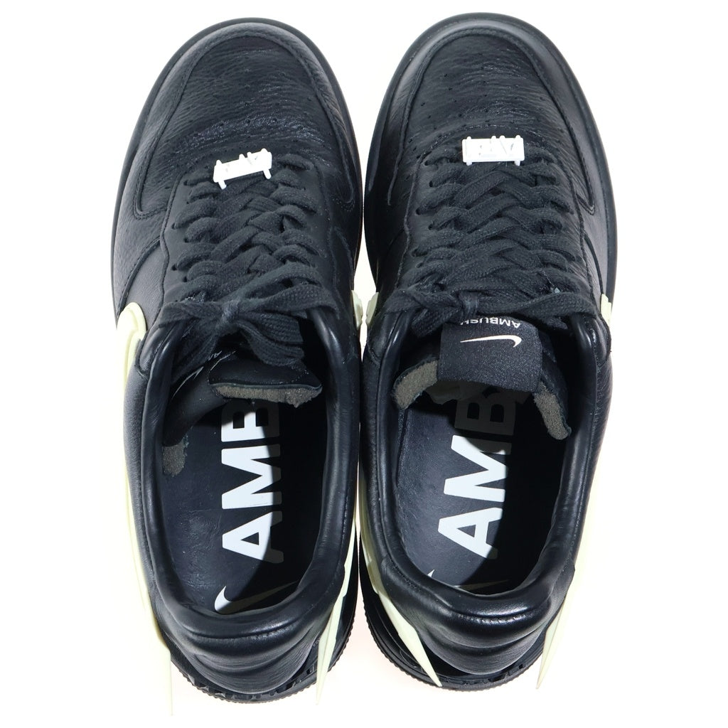 NIKE(ナイキ) ×AMBUSH AIR FORCE LOW アンブッシュ エアフォース 1 ローカットスニーカー ブラック US9/27cm DV3464-001