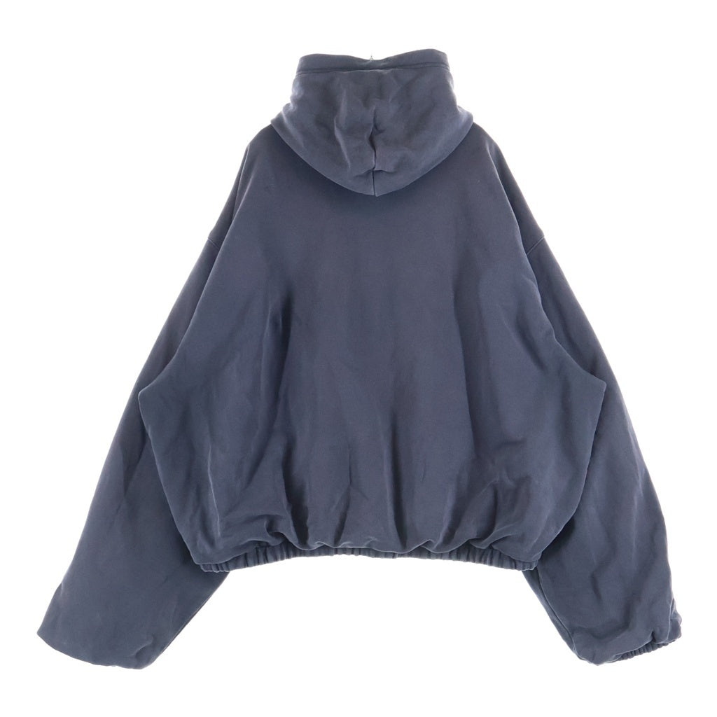 BALENCIAGA(バレンシアガ) Techno Cotton Poplin Reversible Jacket リバーシブル ジップアップ フーディー ジャケット ブラック 850847 TPQ38
