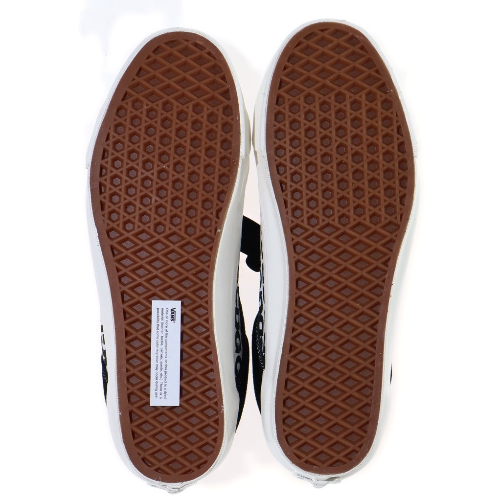 COMME des GARCONS CDG(コムデギャルソン シーディージー) × Vans Lampin バンズ OG ランピン LX ロゴ総柄 ローカットスニーカー ブラック/ホワイト VN0A45J62GY