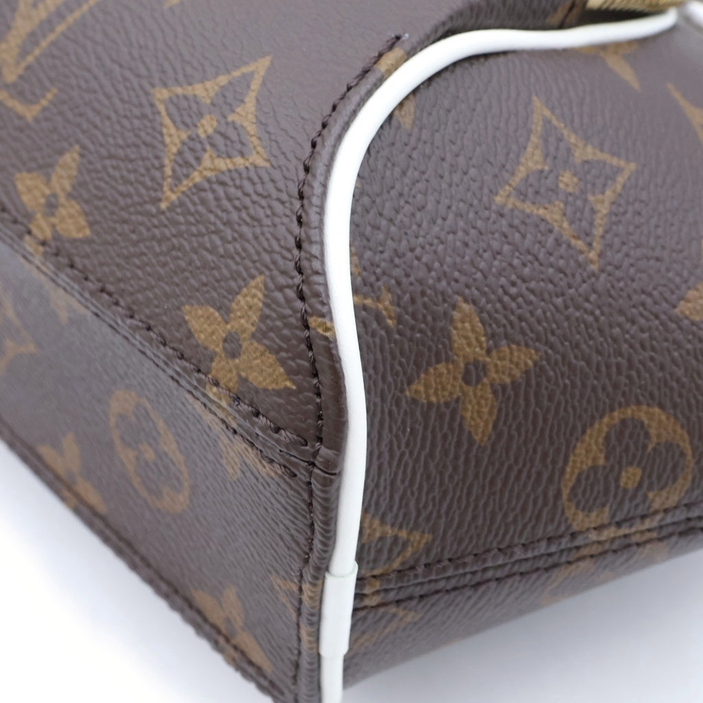 LOUIS VUITTON(ルイヴィトン) エリプスBB モノグラム ハンドバッグ ショルダーバッグ コインケース付き ブラウン/ホワイト/ネオンイエロー M20752 レディース