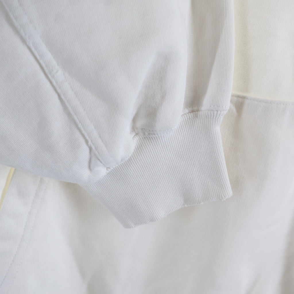 BALENCIAGA(バレンシアガ) Destroyed Hoodie デストロイ オーバーサイズ ダメージ加工 プルオーバーパーカー フーディー ホワイト 729361 TNVL2