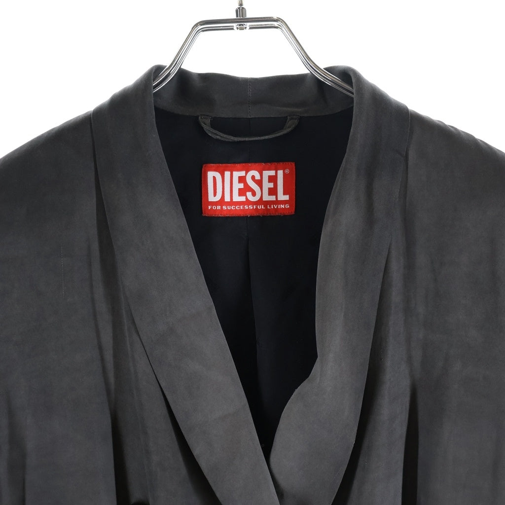 DIESEL(ディーゼル) G-AVINA-S1 JACKET ジーアヴィナ ショールカラー ダブルブレスト テーラードジャケット グレー A20106 0ALBG レディース