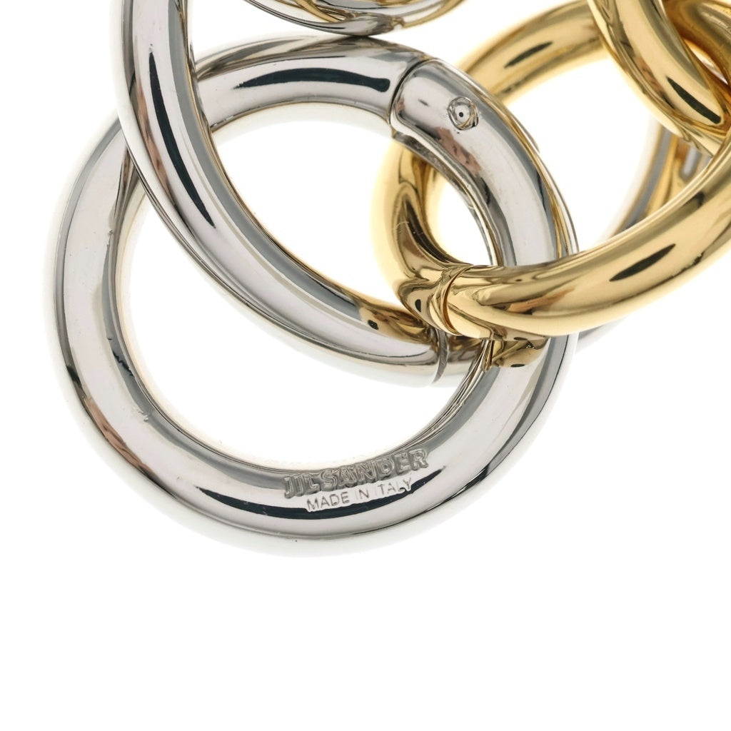 JIL SANDER(ジルサンダー) BRACELET 1116 インターロッキングブレスレット シルバー/ゴールド レディース