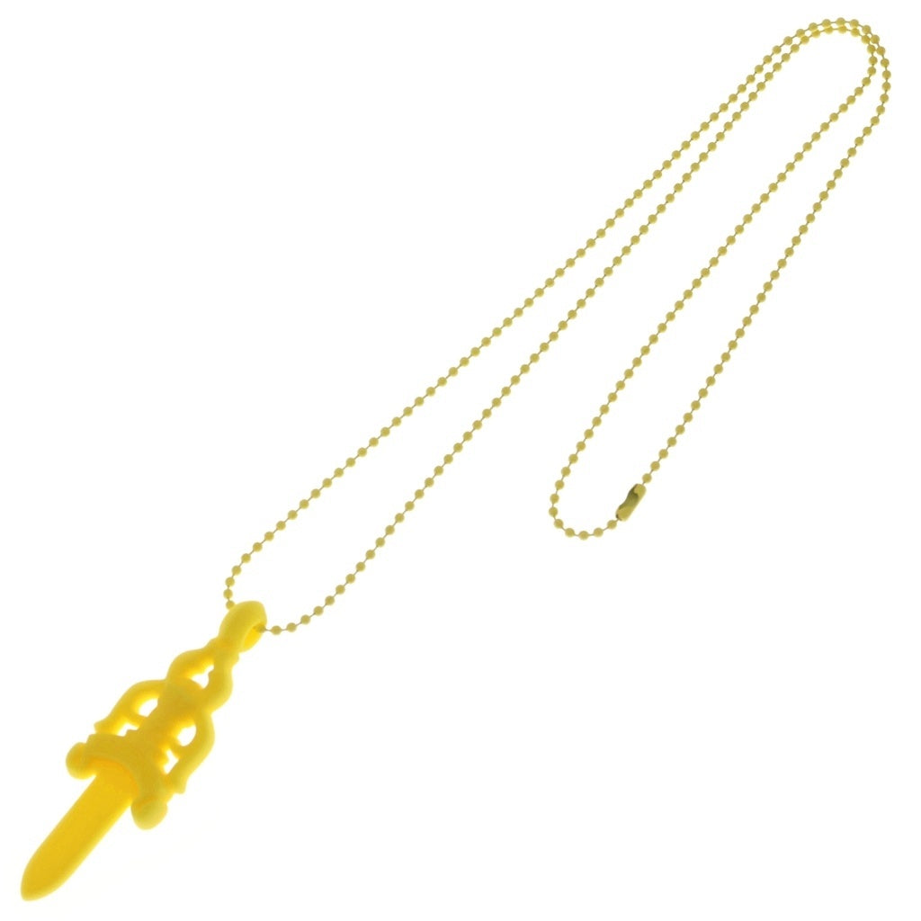 CHROME HEARTS(クロムハーツ) RUBBER LARGE DAGGER ラージダガー ラバーネックレス シリコン イエロー