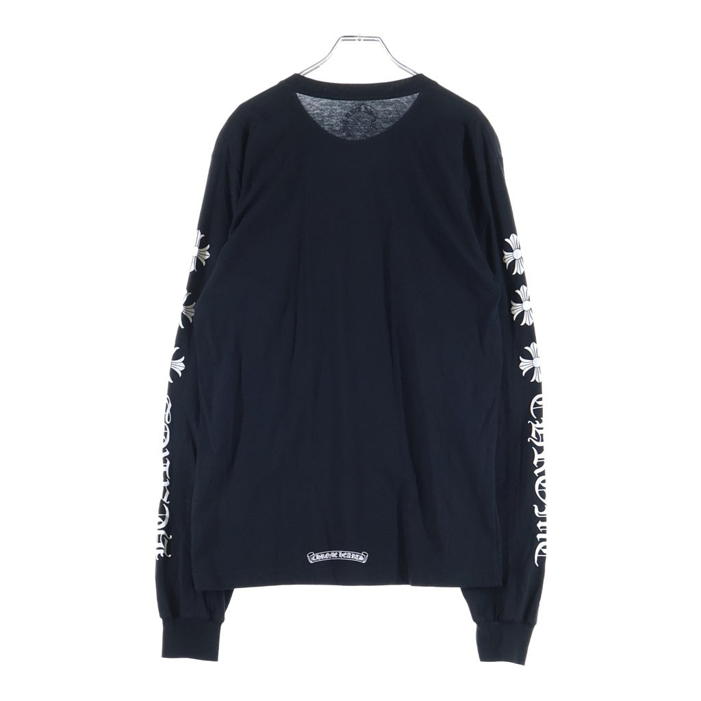 CHROME HEARTS(クロムハーツ) 6 CH PLS L/S TEE CHプラスプリント長袖Tシャツ ブラック