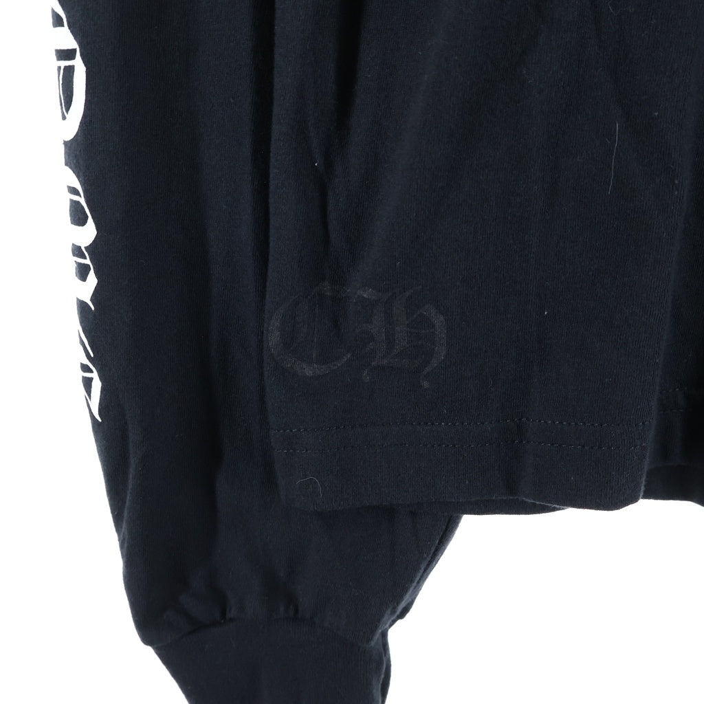 CHROME HEARTS(クロムハーツ) 6 CH PLS L/S TEE CHプラスプリント長袖Tシャツ ブラック