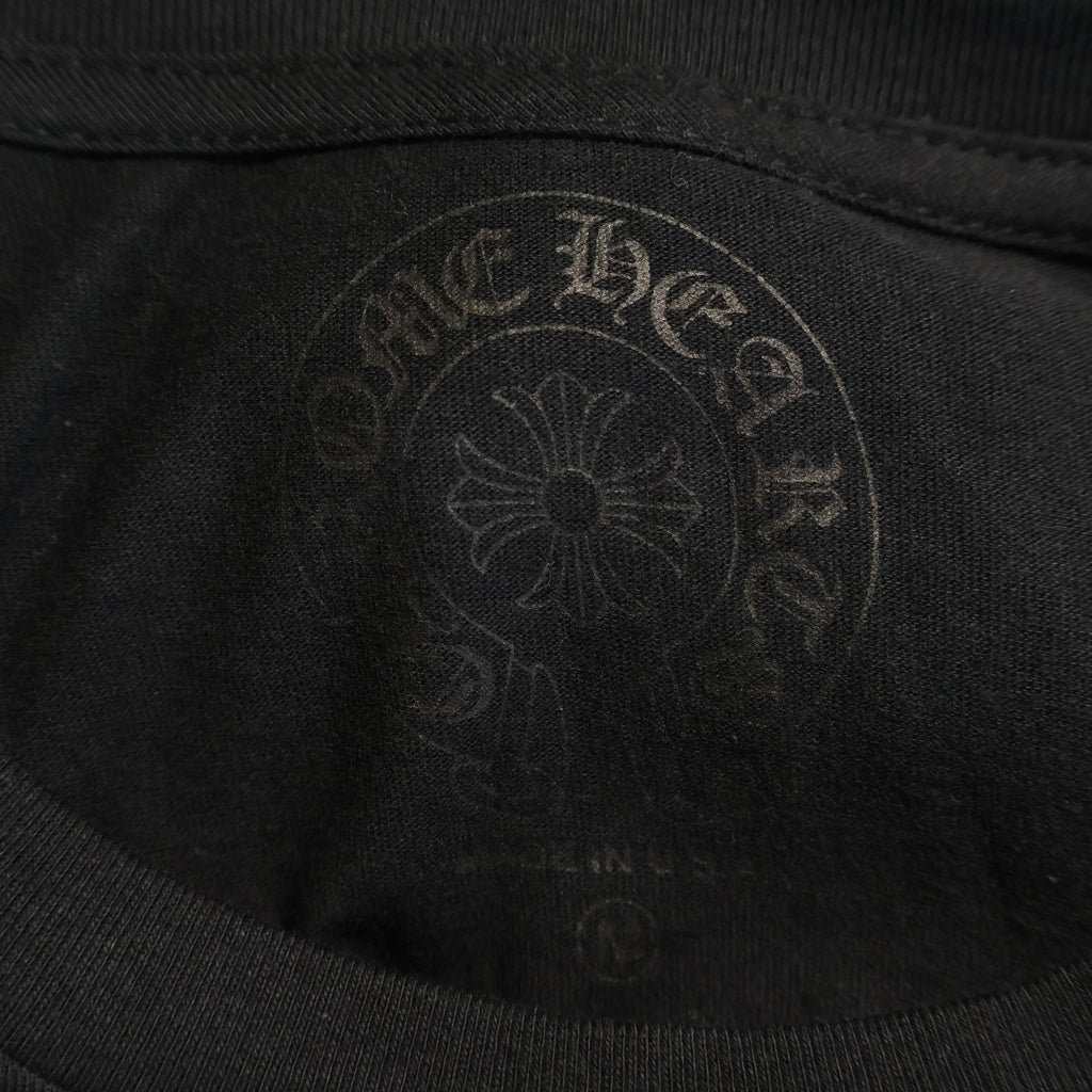 CHROME HEARTS(クロムハーツ) 6 CH PLS L/S TEE CHプラスプリント長袖Tシャツ ブラック