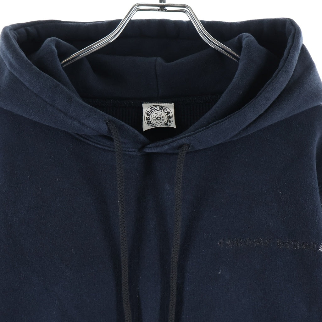 CHROME HEARTS(クロムハーツ) OLD SWTSHRT PULL OVER HODDIE CH PLS LOGO オールド CHプラスロゴ プルオーバーパーカー 裏地サーマル ブラック