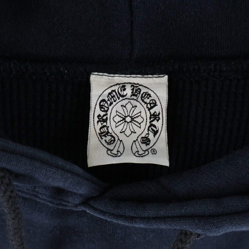 CHROME HEARTS(クロムハーツ) OLD SWTSHRT PULL OVER HODDIE CH PLS LOGO オールド CHプラスロゴ プルオーバーパーカー 裏地サーマル ブラック