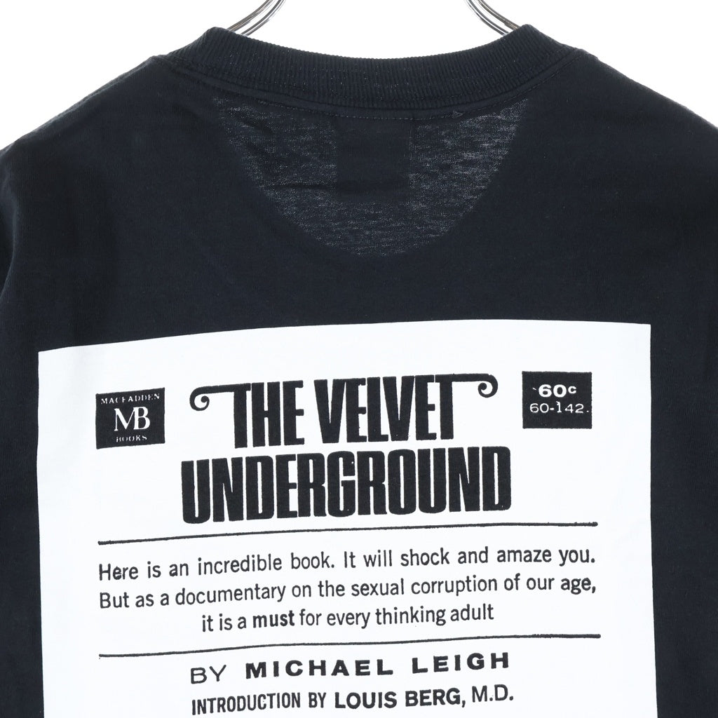 SUPREME(シュプリーム) 19AW The Velvet Underground Tee 半袖 クルーネック Tシャツ ブラック