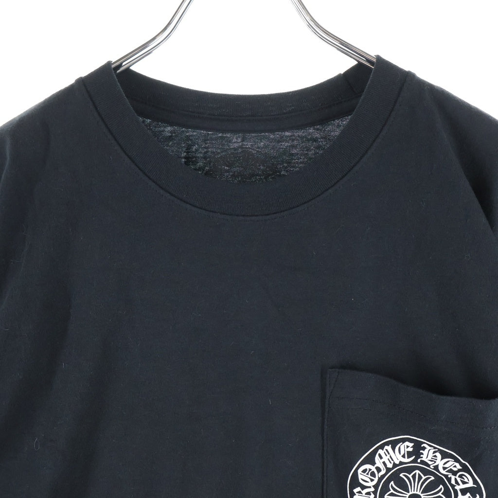 CHROME HEARTS(クロムハーツ) CH T-SHIRT 香港限定 ホースシュープリント 半袖Tシャツ ブラック