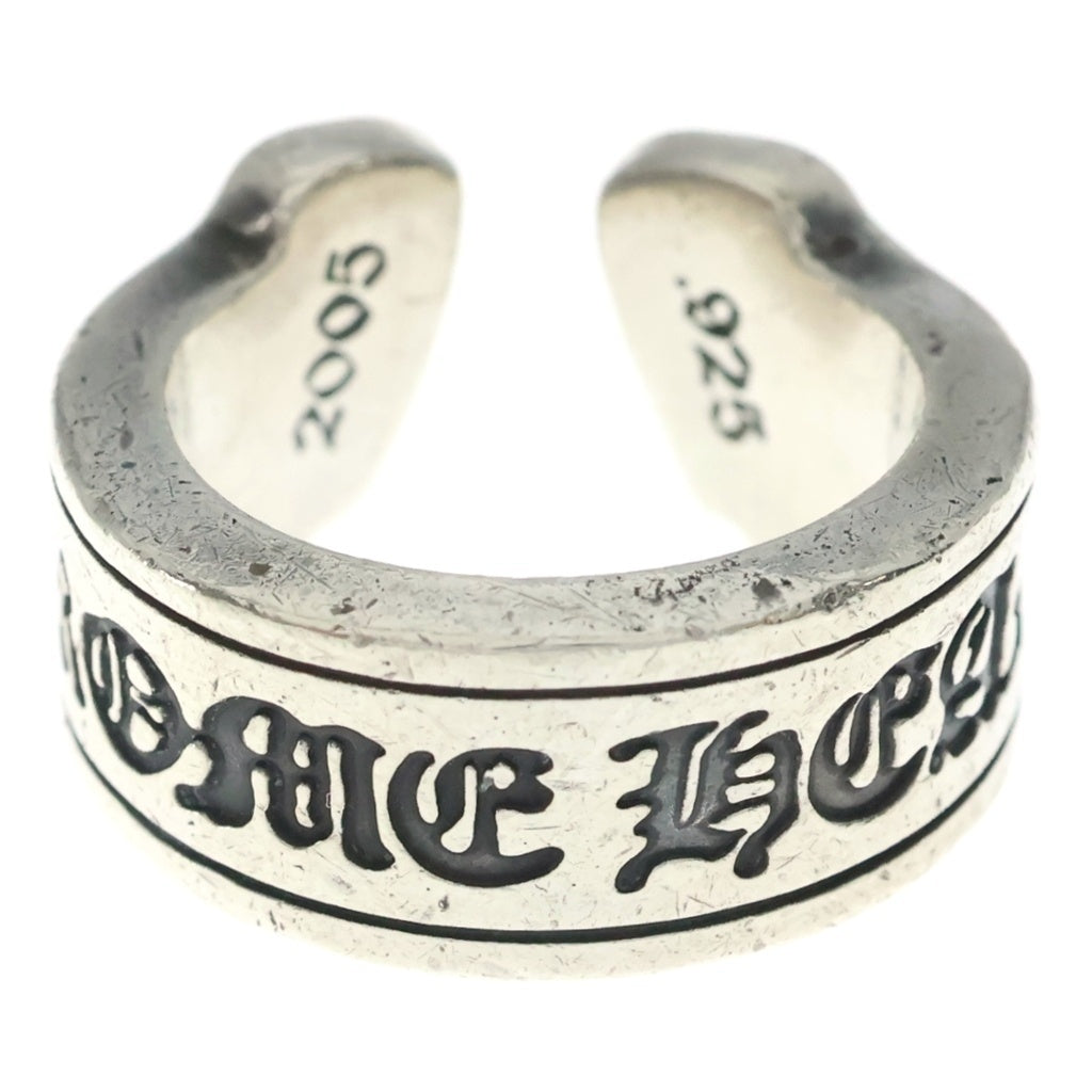 CHROME HEARTS(クロムハーツ) LG SCROLL LABEL ラージスクロールラベル リング シルバーBCA383
