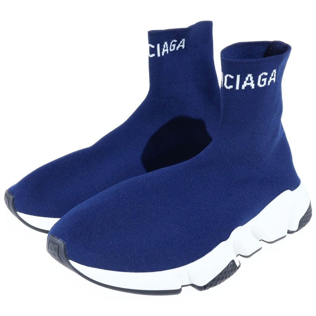 BALENCIAGA(バレンシアガ) Speed 2.0 ソックス ニット ハイカットスニーカー ブルー