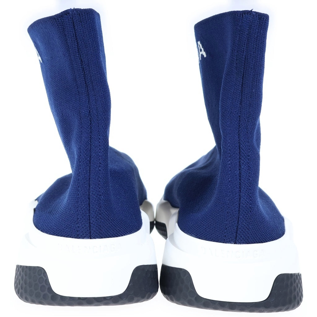 BALENCIAGA(バレンシアガ) Speed 2.0 ソックス ニット ハイカットスニーカー ブルー
