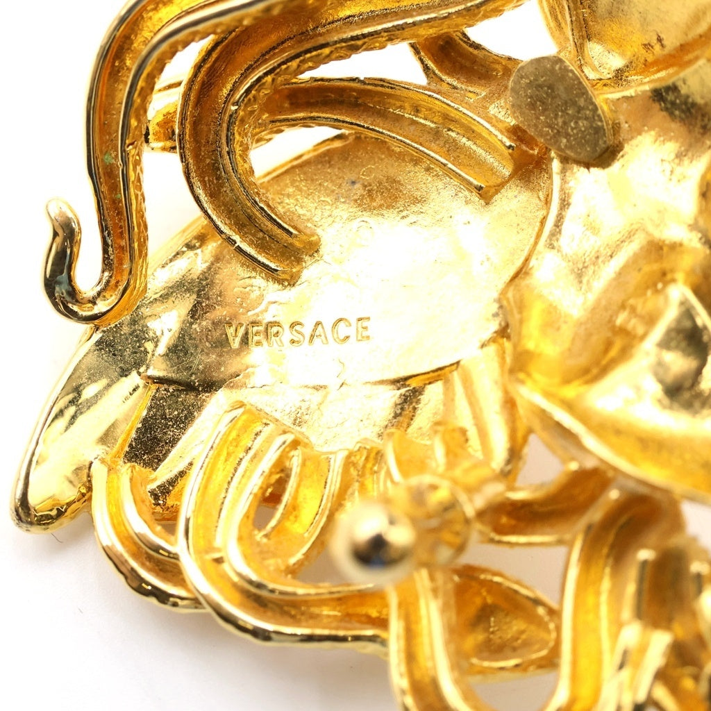 VERSACE(ヴェルサーチ) メデューサバックル レザーベルト ブラック/ゴールド DCDG816S