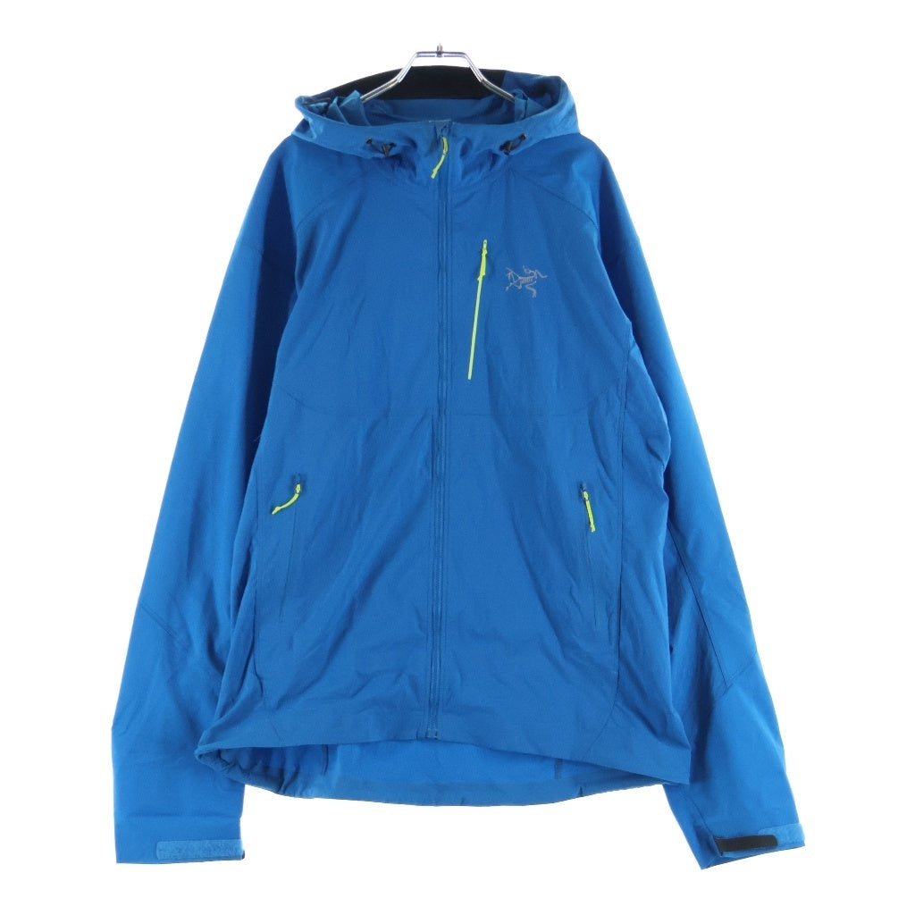 ARC'TERYX(アークテリクス) Psiphon fl hoody ロゴプリント ジップアップ ナイロン フーデッドジャケット ブルー 17102-89464