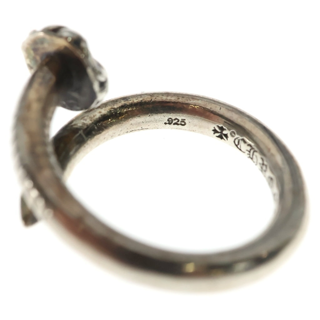CHROME HEARTS(クロムハーツ) NAIL CRSBALL ネイル クロスボール リング シルバー BCA349