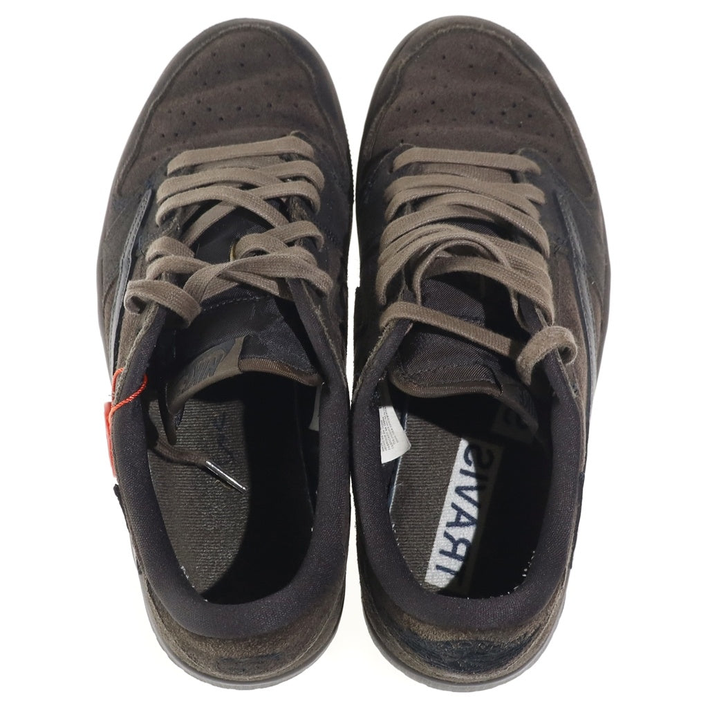 NIKE(ナイキ) ×TRAVIS SCOTT AIR JORDAN 1 LOW OG SP VELVET BROWN トラヴィススコット エアジョーダン1 ベルベットブラウン ローカットスニーカー US8.5/26.5cm DM7866-202