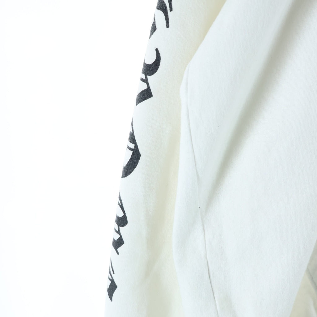 CHROME HEARTS(クロムハーツ) Vertical Arm Logo Zip Up Hoodie バーティカルアームロゴ ジップアップフーディー パーカー ホワイト