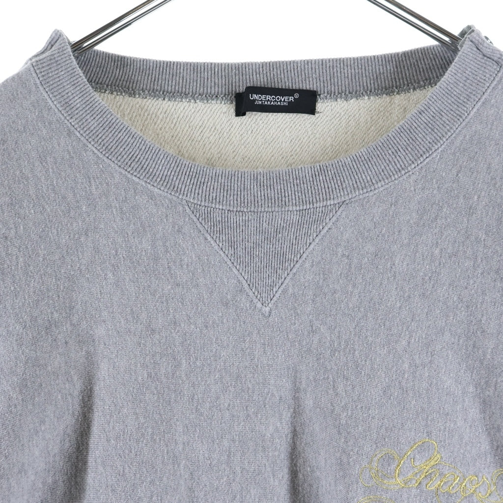 UNDERCOVER(アンダーカバー) 25SS EXCHANGE プルオーバー クルーネック 長袖 スウェット トレーナー グレー UC1E9809-2