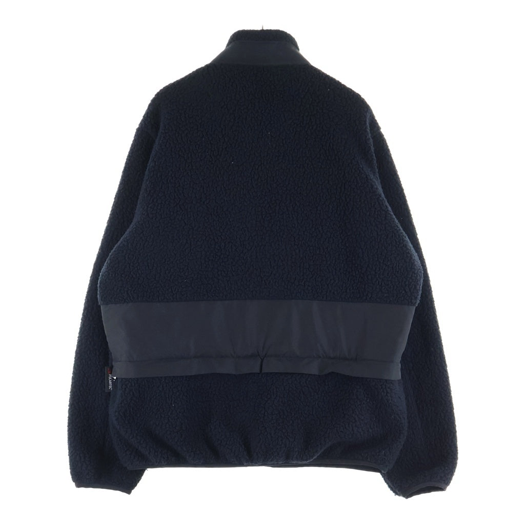 UNDERCOVER(アンダーカバー) 26AW POLARTEC ボアフリースブルゾン グラフィックプリント ブラック UC2E9205