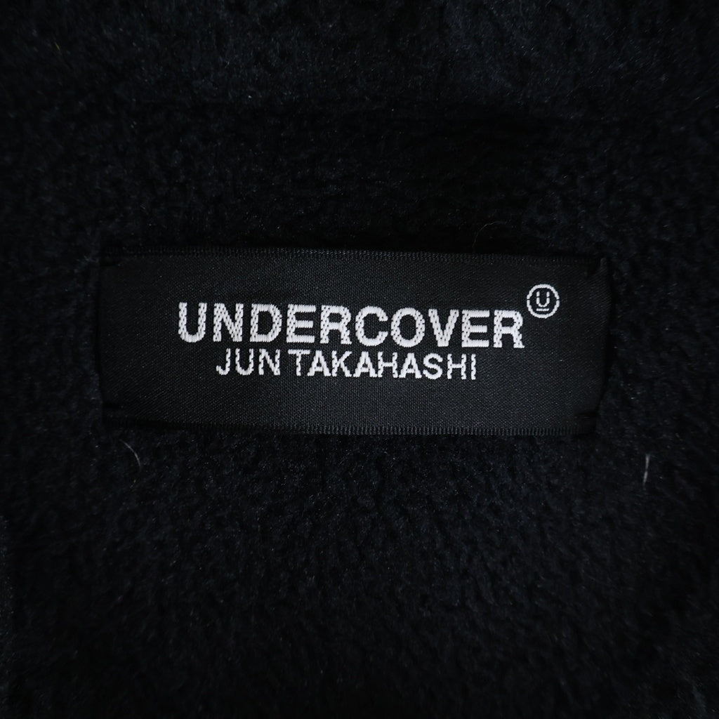 UNDERCOVER(アンダーカバー) 26AW POLARTEC ボアフリースブルゾン グラフィックプリント ブラック UC2E9205