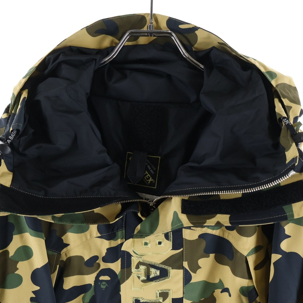 A BATHING APE(アベイシングエイプ) 1st camo GORE-TEX スノーボードジャケット マウンテンパーカー ゴアテックス マルチカラー