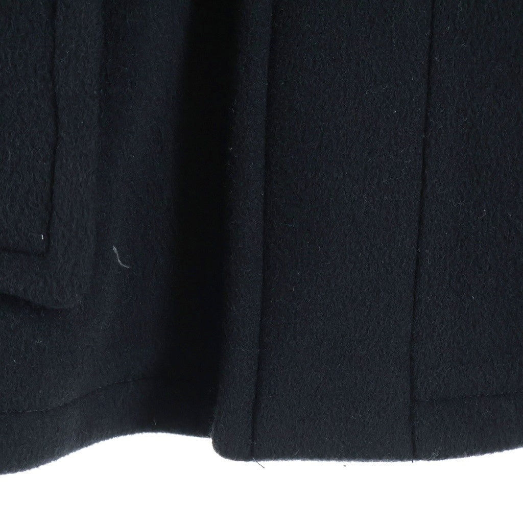 PRADA(プラダ) 14AW ウールダッフルコート 裏地チェック ブラック SGH609 R132 W30