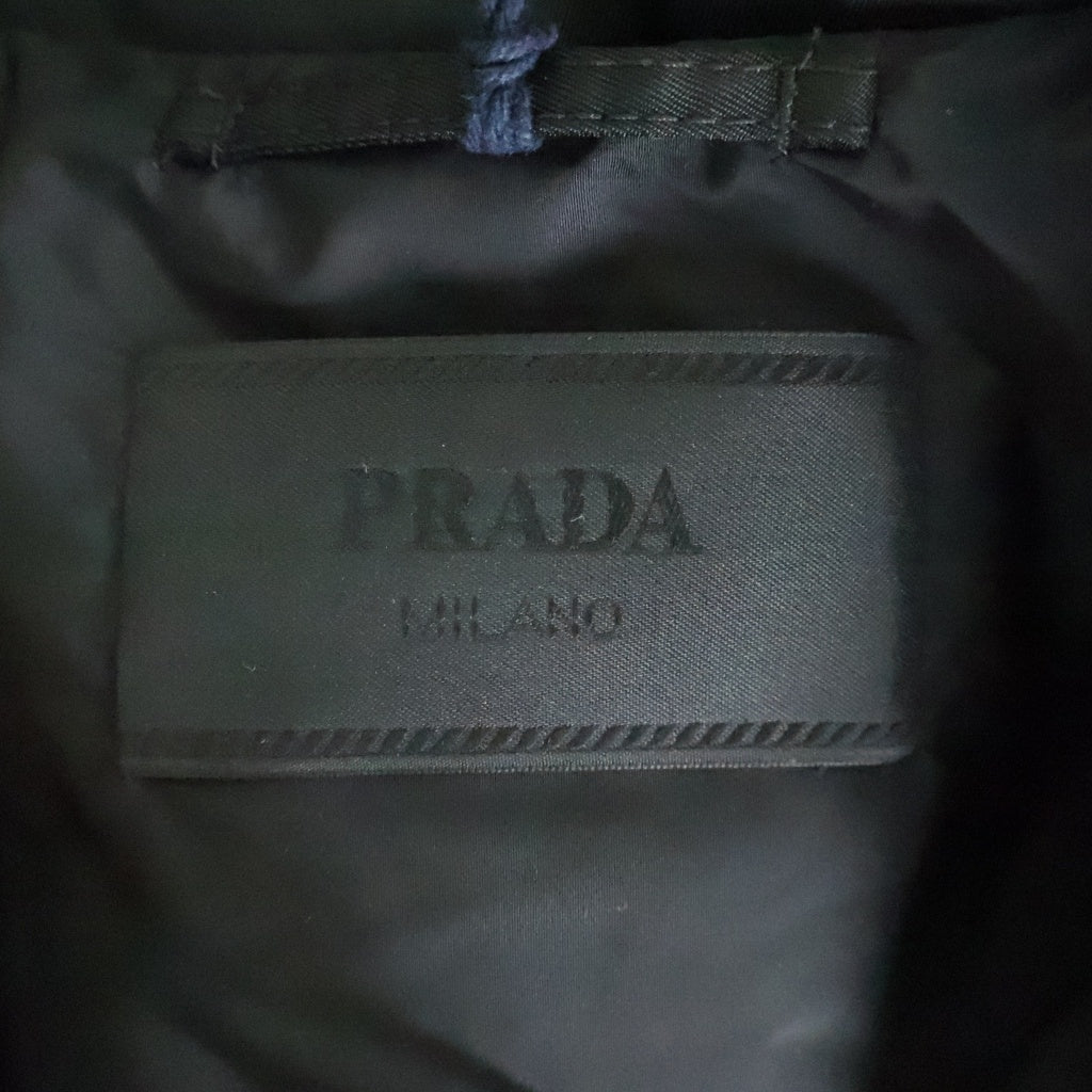 PRADA(プラダ) Re-Nylon トレンチコート ロングコート ナイロン ブラック SGC745 S000 1WQ8
