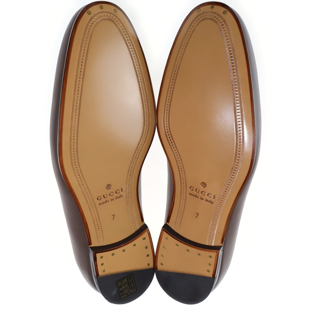 GUCCI(グッチ) ホースビット ローファー ドレスシューズ 100周年記念モデル ブラウン 677069