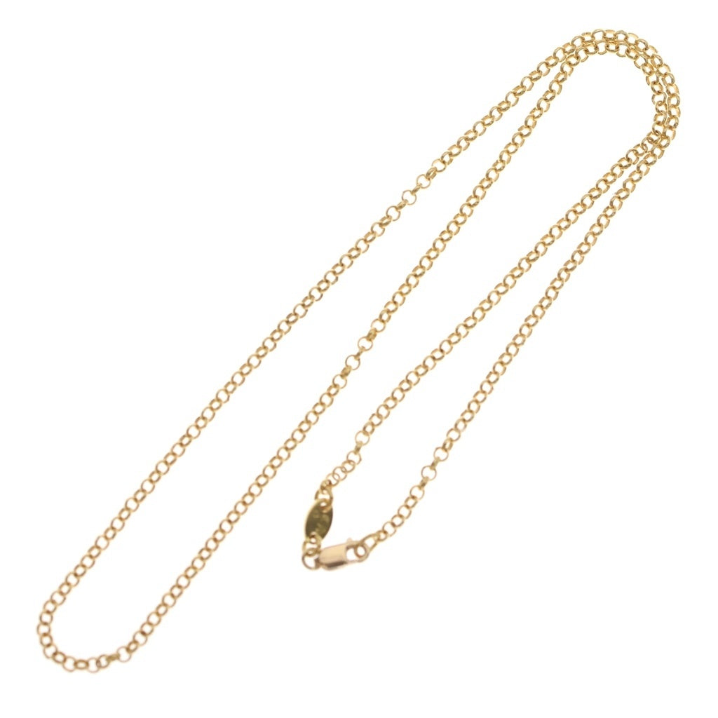 CHROME HEARTS(クロムハーツ) 22K NECKCHAIN R18 ロールチェーンネックレス 18inch ゴールド BCA010
