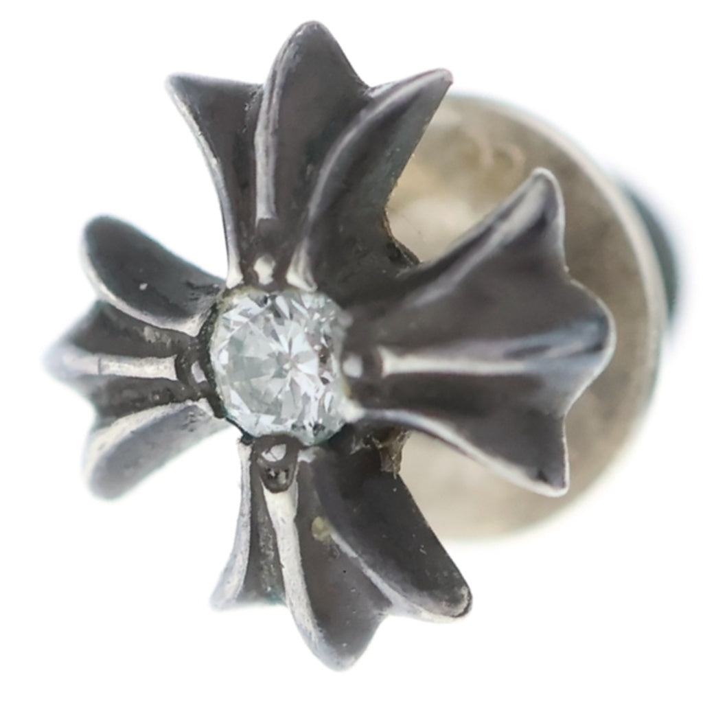 CHROME HEARTS(クロムハーツ) No2 CH PLS DIA CHプラス 1ダイヤ スタッドピアス シルバー BCA388