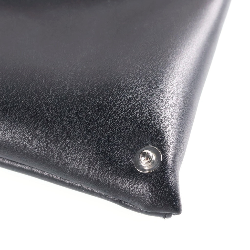 MM6 Maison Margiela(エムエムシックスメゾンマルジェラ) SMALL JAPANESE BAG スモールジャパニーズ カウレザーハンドバッグ ブラック S54WD0043 レディース